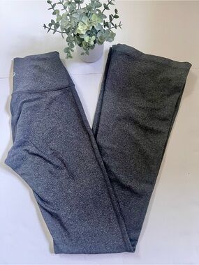 Lululemon Throw Back Pant Tall  Heathered Black Size 4
